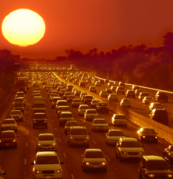 Traffic_jam_at_sunset Traffic_jam_at_sunset