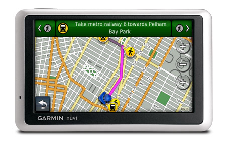 Pedestrian-friendly Garmin nuvi 1200 and 1300 series - GPS Tracklog