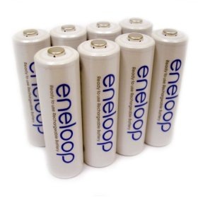Eneloop rechargeable batteries