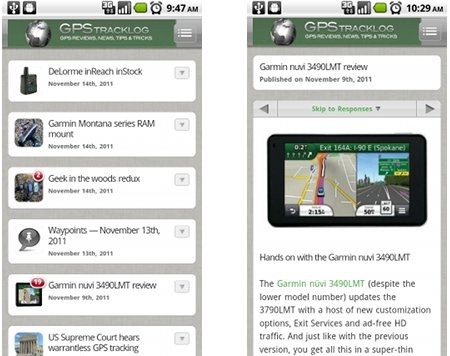 GPS-Tracklog-Mobile