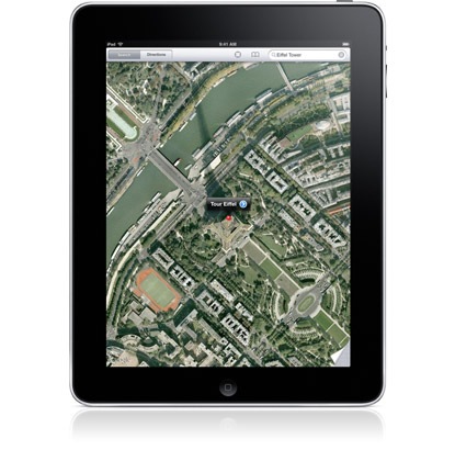 iPad aerial imagery