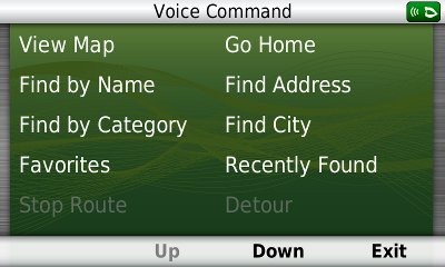 Garmin nuvi 3790LMT voice command
