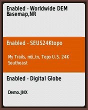 eTrex Map setup