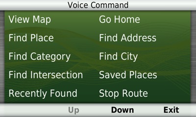 Garmin nuvi 3590LMT voice command