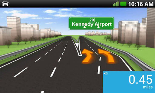 TomTom  Android app Advanced Lane Guidance
