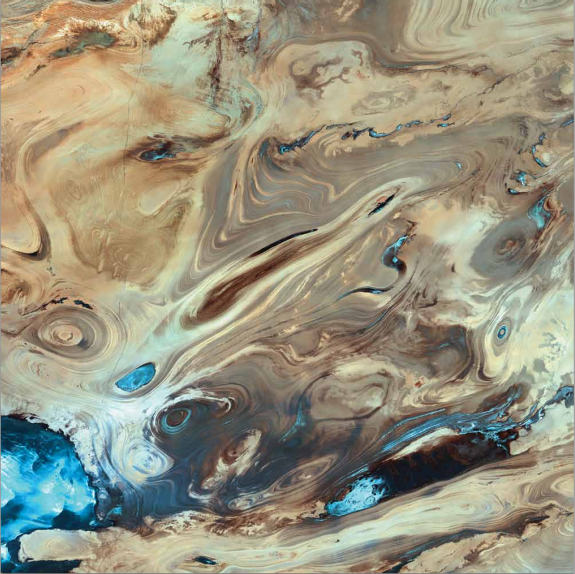 Great Salt Desert Iran Landsat 7