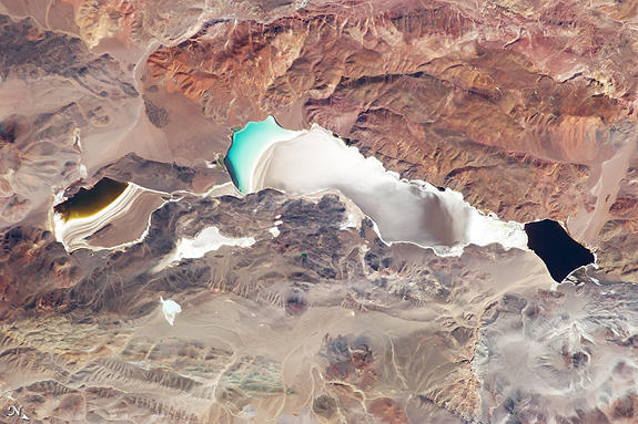 Laguna Verde from the ISS