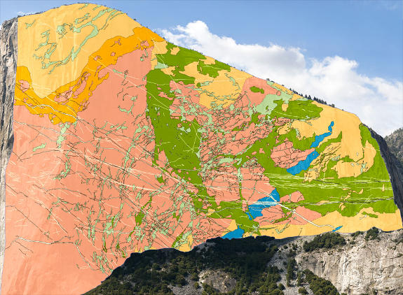 El Capitan geology map