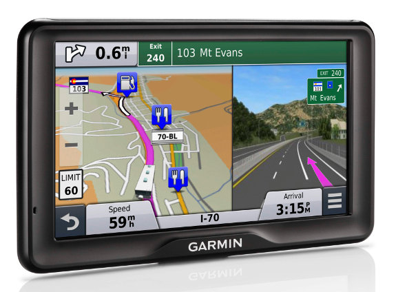 Garmin RV760LMT junction view and map