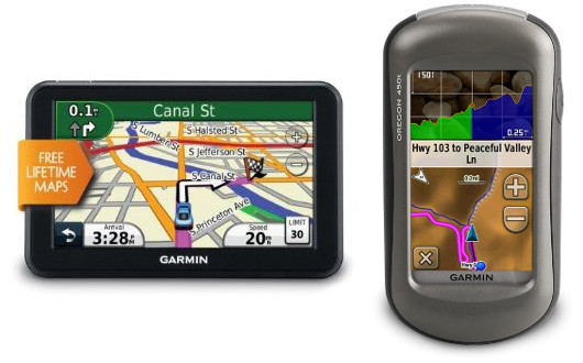 Top ten GPS bestselling May 2013 Garmin nuvi 50LM and Oregon 450 and 450t