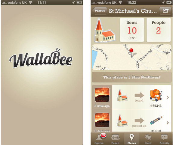 Wallabee iPhone iOS app