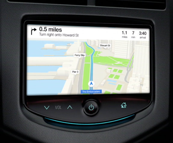 iOS 7 in car navigation