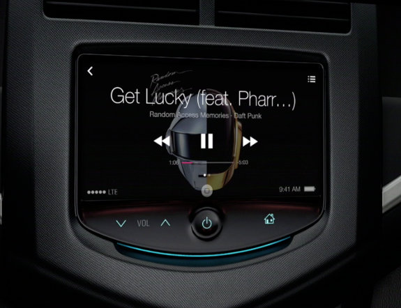 iOS 7 music in the car