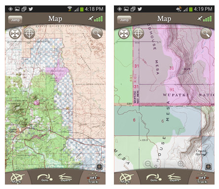 Trimble hunting GPS maps landowner info