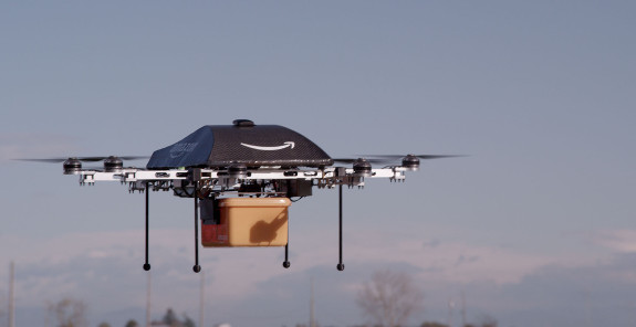 Amazon GPS drone delivery