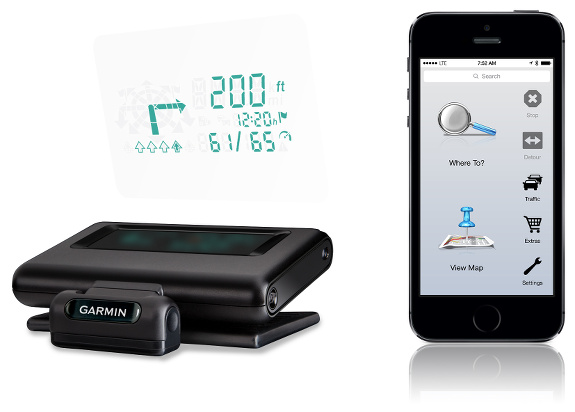Garmin HUD+ and companion smartphone app