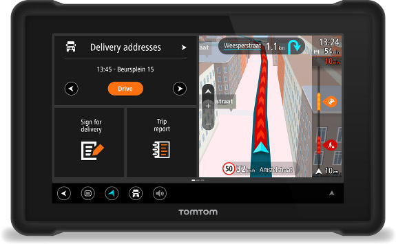 TomTom Bridge Android tablet for fleets